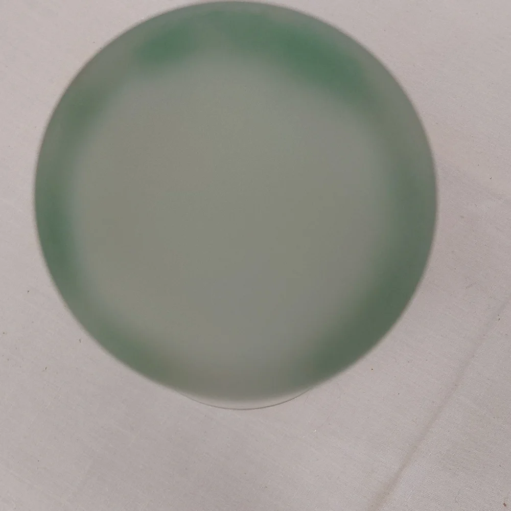Vintage Floral Frosted Glass Candle Holder